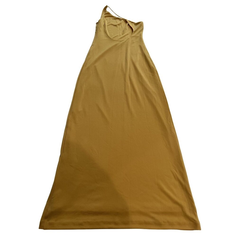 Third Form Mode One Shoulder Back Out Maxi in Marigold - Picture 4 of 5